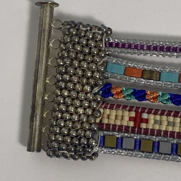 Noonday Collection Bracelet Hippy Boho Multicolor Beading Handcrafted Guatemala - Picture 9 of 15